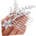 FRCOLOR bangs comb crystal hair combs bride hair comb wedding hair comb bridal hair comb decorative hair combs wedding headpiece for bride simple Miss aluminum alloy Comb - Buy Online on GoSupps.com