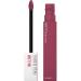 Maybelline Super Stay Matte Ink Liquid Lipstick Makeup  Long Lasting High Impact Color  Up to 16H Wear  Savant  Rose Pink  1 Count 155 SAVANT 0.17 Fl Oz (Pack of 1) 1 COUNT