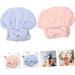 FRCOLOR 6 Pcs Coral Fleece Dry Hair Hat Night Sleep Cap Bowknot Bath Absorbent Hat Water Absorption Hair Hat Wrapped Bath Cap Hair Turbans for Women Washing Girl Hat Pumpkin Miss Hair Ring - Buy Online on GoSupps.com