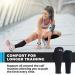 POWERLIX Calf Compression Sleeve (Pair) 20-30mmHg - Large/X-Large - Black | Leg Compression Socks for Men & Women - Ideal for Running, Work, Travel & Sports - Buy Online on GoSupps.com