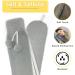 2L Rubber Long Hot Water Bottle with Plush Cover 73cm Wearable Extra Long Bag for Pain Relief - Buy Online on GoSupps.com