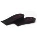 2cm Height Increase Shoe Insoles Pad for Men & Women - Black Taller Heels Inserts - Buy Online on GoSupps.com