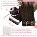 Youngsee Ombre Tape Extensions - Real Hair 35cm Balayage Extensions - Dark Brown & Ash Blonde Seamless Tape-in Hair Extensions for Women - 50g #4/18/4 - Buy Online on GoSupps.com