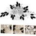 Beaupretty Accessories pearl flower comb flower hair comb wedding hair accessories black bridal hair accessories bridal hair hair for wedding exquisite hair comb pearl hair Comb - Buy Online on GoSupps.com