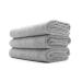 The Rag Company - Sport & Workout Towel - Gym, Exercise, Fitness, Spa, Ultra Soft, Super Absorbent, Fast Drying Premium Microfiber, 320gsm, 16in x 27in, Ice Grey (3-Pack)
