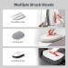 shower cleaning brushes(3-in1) tile brushes floor brushes bathtub brushes adjustable long handles detachable stiff bristles and sponge brushes - Buy Online on GoSupps.com