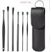 Ear Cleaning Artifact Stainless Steel Earpick Ear Cleaning Set Spring Spiral Ear Cleaning Tool Portable 6-Piece Set green 150*28mm - Buy Online on GoSupps.com