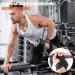 Train Aid Strength Training Lifting Straps - 62 cm Non-Slip Latex Strips for Bodybuilding & Weightlifting - Professional Gym Handle Aids (2-Pack) - Black - Buy Online on GoSupps.com