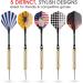 UZOPI 15 Pack Steel Tip Darts Set 18g with Sharpener & Extra Flights - Aluminum Shafts, Brass Barrels - Ideal for Rec Rooms, Man Caves, Bars & Game Rooms - Buy Online on GoSupps.com