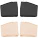 Fabric Metatarsal Pads + Gel Cushions for Pain Relief - 3 Pairs (L: 1 Black, 2 Beige) - Buy Online on GoSupps.com