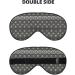 Buy Grey Tribal Double-Sided Sleep Eye Mask | Adjustable Soft Blindfold for Ultimate Light Blocking - International Shipping Available - Buy Online on GoSupps.com