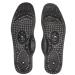 Magnetic Acupressure Insoles Foot Massage Shoe-Pad Foot Reflexology Pain Relief Shoe Inserts Foot Insoles with 8 Magnets Black Male/11.41 Inch