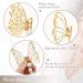 Gold Butterfly Hair Clips - Set of 4 | Metal Claw Clips for Women & Girls | Nonslip Tassel Design | Hair Accessories for Thick & Thin Hair - Buy Online on GoSupps.com