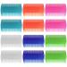 BLMHTWO 12 Pieces Nit Comb Nit Combs Plastic Flea Comb Double Sided Lice Combs with Dense Fine Tooth Smooth Durable Effective Removing Fleas Head Lice Combs for Thick Hair Kids Cats Pets 6 Colors