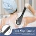 17 Inch Shower Back Scrubber with Long Handle - Exfoliating Body Brush for Men and Women - Non-Slip Handle and Adhesive Hook Included (Black) - Buy Online on GoSupps.com