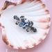 Aneneiceera Blue Crystal Wedding Hair Clip Barrette Molan Rhinestone Black Hair Barrette Clips Bling Bridal Headpieces Head Clip Headwear Crystal Bride Hair Accessories for Women and Girls(Butterfly) - Buy Online on GoSupps.com