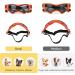 Namsan UV Protection Dog Glasses for Small Dogs | Adjustable Windproof Sunglasses | Orange Motorcycle Glasses - Buy Online on GoSupps.com