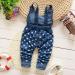 KIDSCOOL SPACE Baby Denim Overalls 3D Cartoon Knitted Dungarees Blue-2155 | 3-4 Years - Buy Online on GoSupps.com