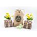 Coffee gift for coffee lover - coffee in the coffee bag jute - Four varieties of exotic coffee in the jute sack - coffee gift idea - gift for coffee drinker - tried - ground