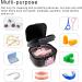 BVN Leakproof Denture Cup Upgraded Carrying Storage Denture Cup for Soaking Dentures Denture Bath Box with Filter Travel Retainer Cleaning Case (Black+Pink). - Buy Online on GoSupps.com