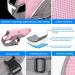 TVMall Dog Cooling Vest | Breathable Mesh Jacket for Summer | Adjustable & Reflective Stripes | Comfortable Coat for Large Medium & Small Dogs - Pink - Buy Online on GoSupps.com