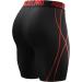 NELEUS Men's 3 Pack Compression Shorts XL - Black/Red/Grey/Navy Blue - Buy Online on GoSupps.com