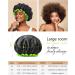Mikimini Black Small Shower Cap for Kids - Double Layer Waterproof Bathing Hair Cap with Reusable PEVA Lining - Cute & Stretchy Shower Hat - Buy Online on GoSupps.com