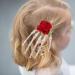 Beaupretty Skeleton Hands Hair Clip Rose Hair Clip Halloween Hair Clips for Halloween Party Masquerade - Buy Online on GoSupps.com