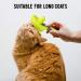 Retractable Slicker Brush for Cats and Dogs - Pet Hair Grooming Brush with Soft Grip Handle - Buy Online on GoSupps.com