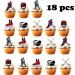18pcs Hockey Cupcake Toppers for Boys Men Girls Hockey Birthday Party Supplies Sport Hockey Ball Party Decorations Ice Hockey Birthday Cake Decorations - Buy Online on GoSupps.com