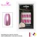 Bling Art Pink Metallic Ballerina Coffin False Nails - 24 Long Artificial Nails with Glue - Perfect for Stunning Nail Art - Buy Online on GoSupps.com