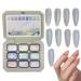 Gel Appliquer par Tapotement - Gel pour D grad Palette de 9 Couleurs pour Art du Vernis Ongles Femmes Filles D butantes Salon Maison Voyage F te