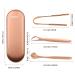 BRMDT Tongue Scraper - Professional Stainless Steel Cleaner for Adults, Reduce Bad Breath, Medical Grade, Rose Gold - Buy Online on GoSupps.com