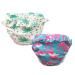 Returned swimming diaper 2 pieces of swimming trousers for baby girls (0-4 year) swimming diaper with ruffles bathing diaper pants (color A XL-36-4lb/3-4 years) color A XL (2-pack)