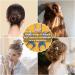 Vintage 5-Piece Metal U-Shaped Hairpin Set for Elegant Hair Styling - French Chignon Pins for Women and Girls - Buy Online on GoSupps.com