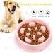 Mediloe Slow Feeder Dog Bowl - Anti-Gulp Bloat Stop Bowl - Pink Slow Feed Bowl - Buy Online on GoSupps.com