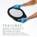 Level 3 Foam Mirror - Premium Quality Glass for Hair Cuts and Shaving - Elegant Slim Design - Buy Online on GoSupps.com