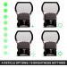 Predator V2 Reflex Sight with 45 Degree Offset Mount | Combat Veteran Owned | 4 Reticle Patterns & Color Settings | Red Green Dot Gun Scope - Buy Online on GoSupps.com