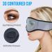 Musicozy Bluetooth Sleep Mask 3D Headphones with Microphone - 14Hrs Playing Time - Grey - Buy Online on GoSupps.com