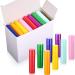 64-Piece 5ml Empty Lip Balm Tubes - Refillable Rotatable Plastic Containers for DIY Lip Gloss - 8 Colors - Buy Online on GoSupps.com
