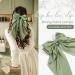 6PCS Large Satin Hair Bows Clips for Women - 13in Long Tail French Barrette Hair Slides - Soft Plain Color Hairpin 90's Accessories - Buy Online on GoSupps.com