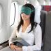 Color Solid Lightweight Bag with Hair Scrunchy Silk Eye Mask & Breathable Face Cover - Ideal for Travel & Sleep - Buy Online on GoSupps.com