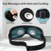 Fmlave Eye Massager with Heat and Cooling - Rechargeable, Bluetooth Music, Premium White - Relieve Migraines, Dry Eyes, Dark Circles - Improve Sleep - Great Gift for Men and Women - Buy Online on GoSupps.com