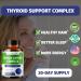 Thyroid Support Supplement for Men & Women | Iodine Vitamin B12 Ashwagandha & More | Boost Hormonal Health & Energy | Non-GMO - Buy Online on GoSupps.com