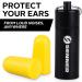Senner SchaumPro Sleep/Hearing Protection Earplugs - 60 Pairs SNR 38 dB Ideal for Peaceful Sleep & Alarm Sound Awareness - Yellow - Buy Online on GoSupps.com