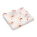 amo nenes Baby Swaddle Blanket Muslin Cloth Large 110 x 150 cm Soft Breathable Muslin Blanket 100% Bamboo Cotton Swaddle Wrap for Boys and Girls Newborns Single Layer Sun Single Layer Sun