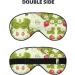 Lovely Strawberry Print Unisex Sleep Mask - Double-Sided Eye Mask for Sound Sleep & Skin Care - Buy Online on GoSupps.com