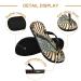 Buy Mnsruu XL Blue Brown Leopard Print Zebra Flip Flop Sandals | Home Slippers for Men & Women - Perfect for Travel Spa & Hotel - Buy Online on GoSupps.com
