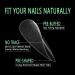 504pcs False Fake Nail Tips Pre-Buff Long Almond for Acrylic LEA-SHALL Soft Gel PMMA No File Matte Tip Break Resistant Clear Full Cover Nails Traceless Artificial Press On Kit Extension Set 504pcs Pre-Buffed Long Almond with Box - Buy Online on GoSupps.com