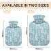 Buy KCL Deci 2L Hot Water Bottle with Christmas Tree Cover - White Snow | Pain Relief & Therapy for Cramps & Cold Feet - Buy Online on GoSupps.com